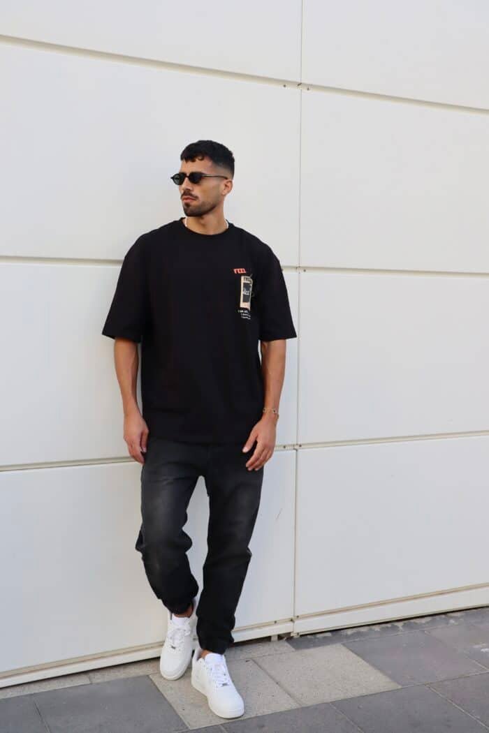 ⁦ג׳ינס בויפרנד שחור⁩ – תמונה ⁦2⁩