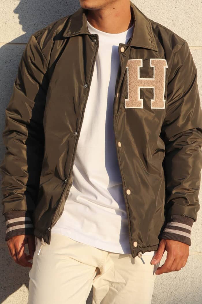 ⁦ג׳קט בייסבול H ירוק⁩ – תמונה ⁦3⁩