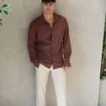 מכנס מקסמרה אלגנט בז׳