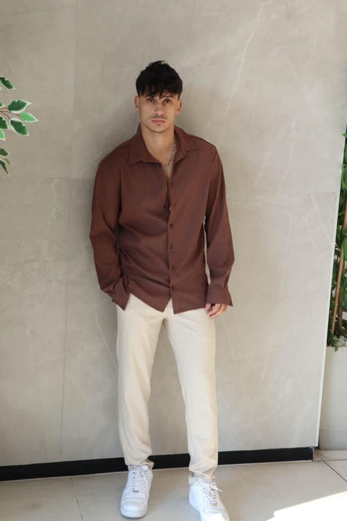 ⁦מכנס מקסמרה אלגנט בז׳⁩ – תמונה ⁦2⁩