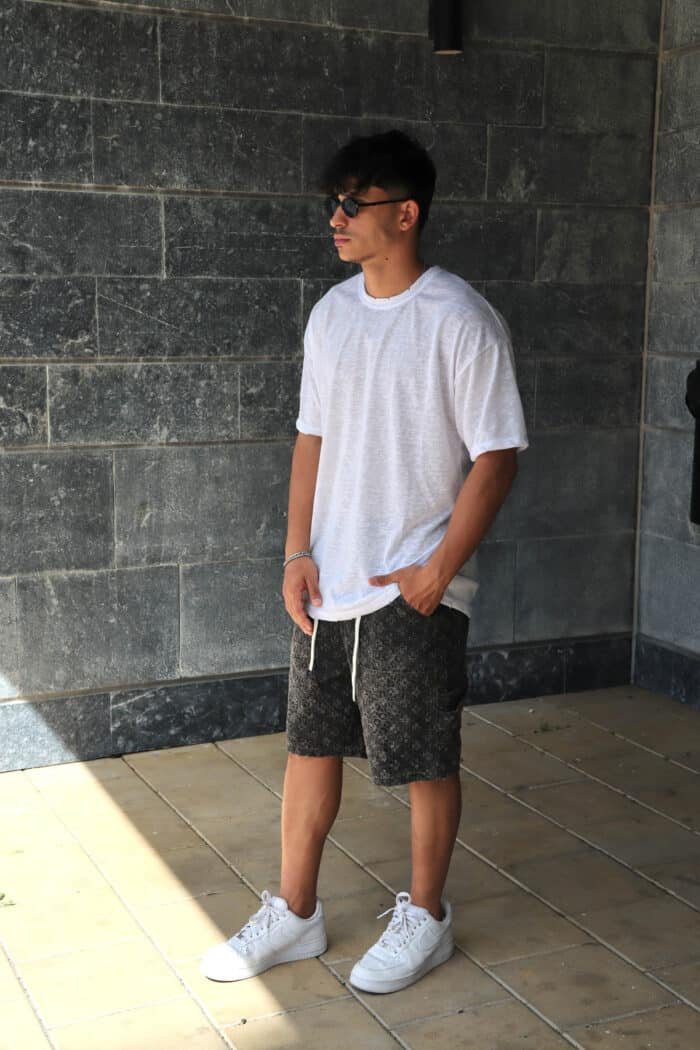 ⁦חולצת פשתן סלאב לבנה⁩ – תמונה ⁦6⁩