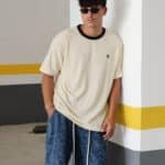 טישרט 90s שמנת