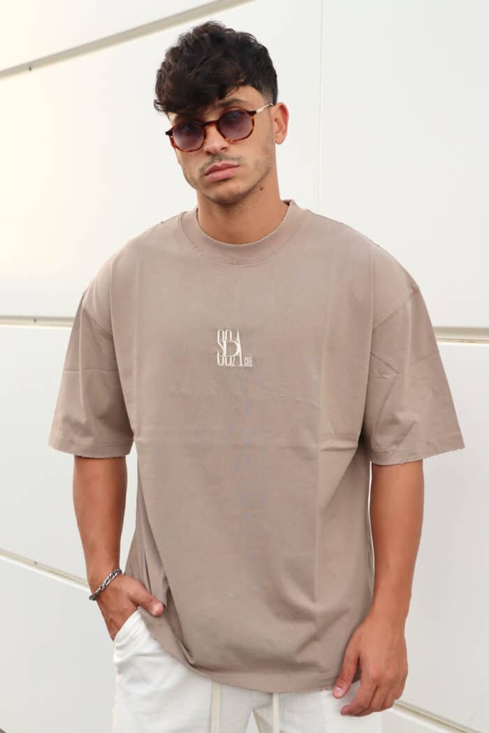 ⁦טישרט Butterfly חומה⁩ – תמונה ⁦5⁩