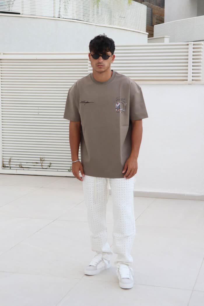 ⁦ג׳ינס תפירה ארוך לבן⁩ – תמונה ⁦2⁩