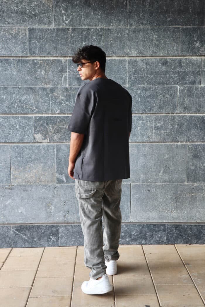 ⁦מכנס קורדרוי אפור⁩ – תמונה ⁦5⁩