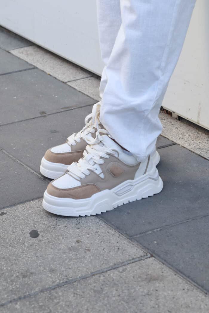 ⁦נעלי CAYO לבן בז׳⁩ – תמונה ⁦4⁩