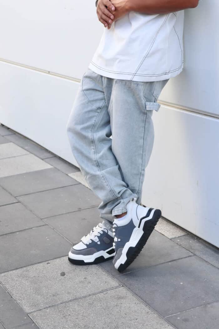 ⁦נעלי CAYO אפור לבן⁩ – תמונה ⁦4⁩