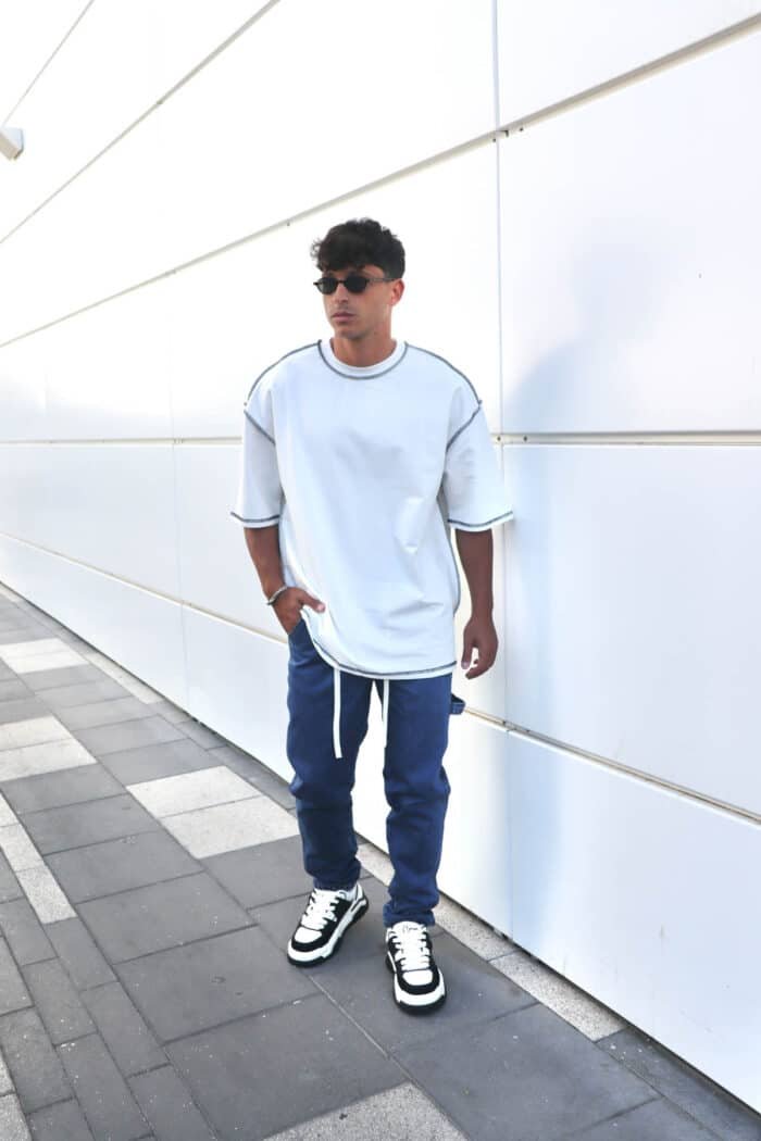 ⁦נעלי CAYO שחור לבן⁩ – תמונה ⁦7⁩