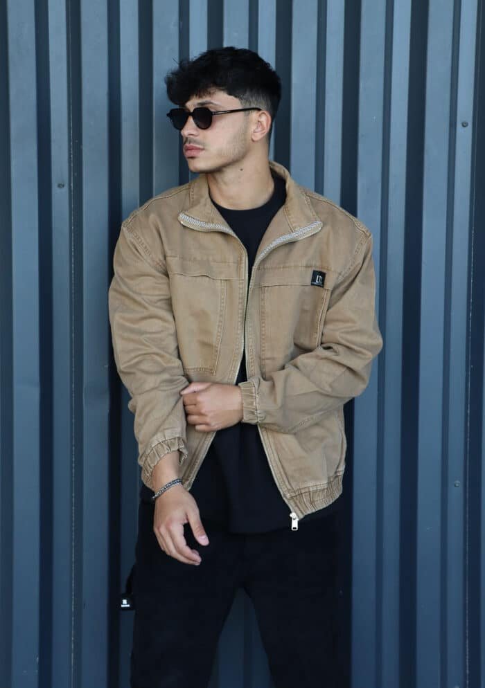 ⁦ג׳קט ג׳ינס LC כאמל⁩ – תמונה ⁦3⁩