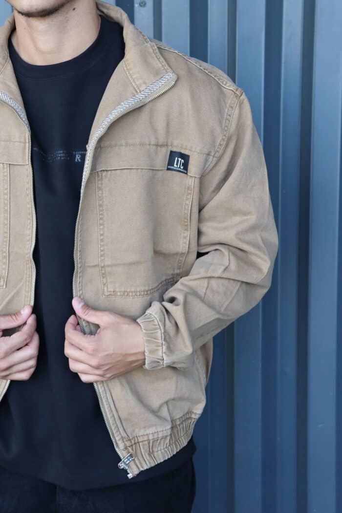 ⁦ג׳קט ג׳ינס LC כאמל⁩ – תמונה ⁦4⁩