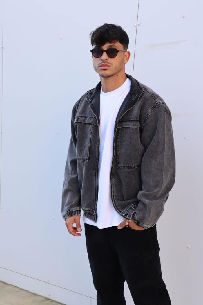 ⁦ג׳קט ג׳ינס LC אפור⁩ – תמונה ⁦3⁩