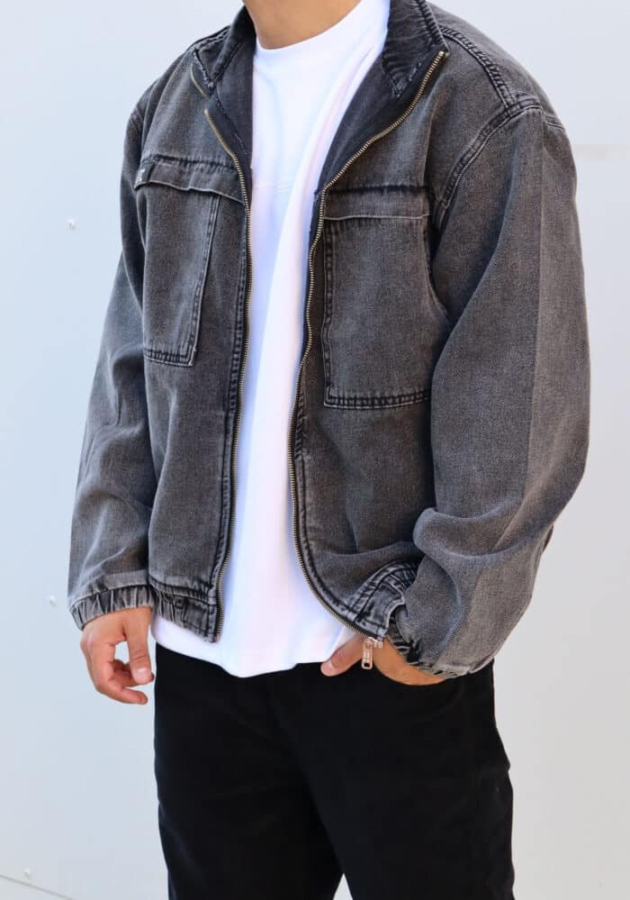 ⁦ג׳קט ג׳ינס LC אפור⁩ – תמונה ⁦4⁩