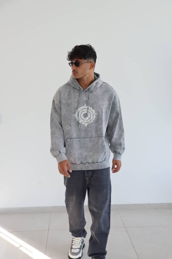 ⁦קפוצ׳ון Ciry אפור בהיר⁩ – תמונה ⁦4⁩