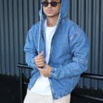 ג׳קט ג׳ינס TOM כהה