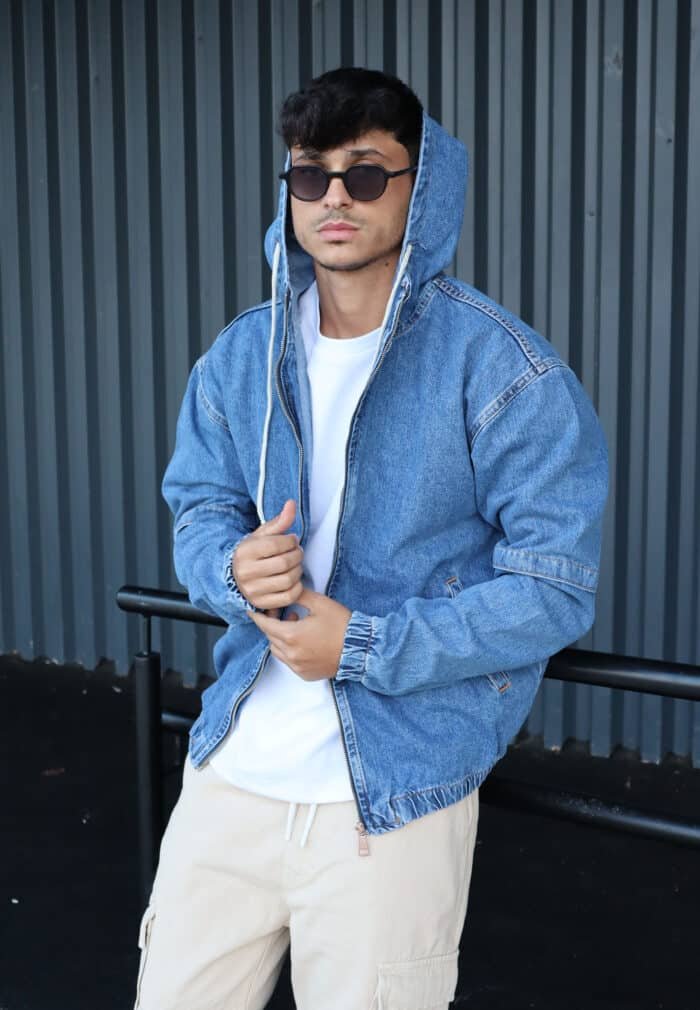 ⁦ג׳קט ג׳ינס TOM כהה⁩ – תמונה ⁦3⁩