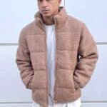 מעיל בוקלה מוקה