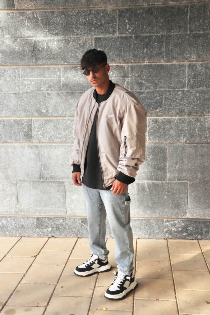 ⁦גקט בומבר stnd בז׳⁩ – תמונה ⁦4⁩