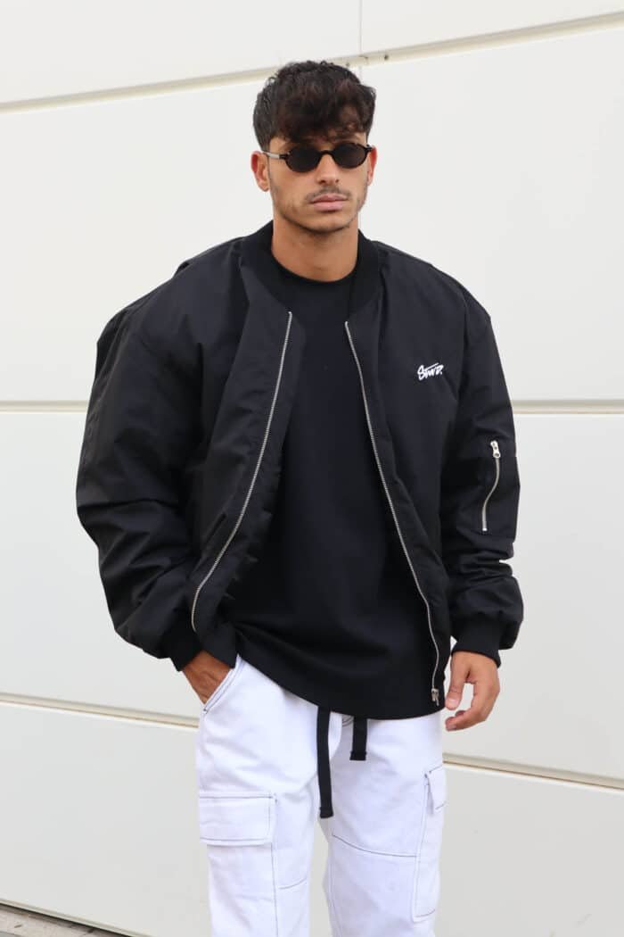 ⁦גקט בומבר stnd שחור⁩ – תמונה ⁦2⁩