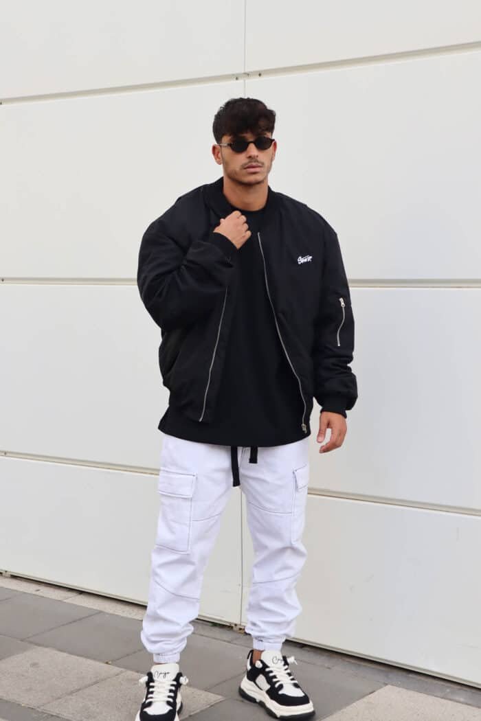 ⁦גקט בומבר stnd שחור⁩ – תמונה ⁦3⁩