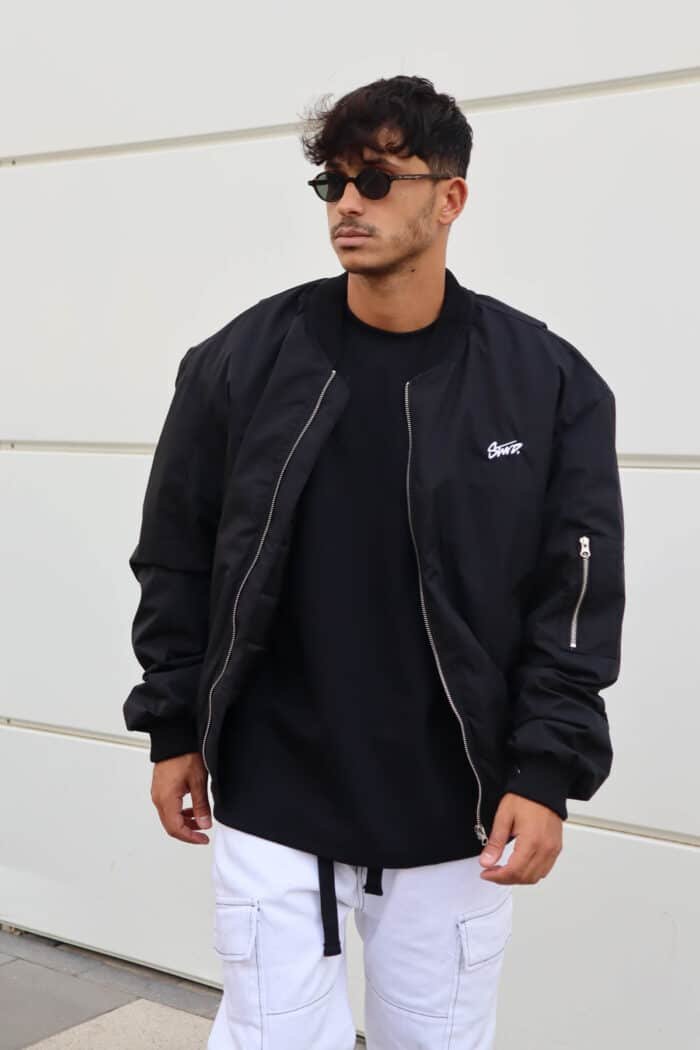 ⁦גקט בומבר stnd שחור⁩ – תמונה ⁦5⁩