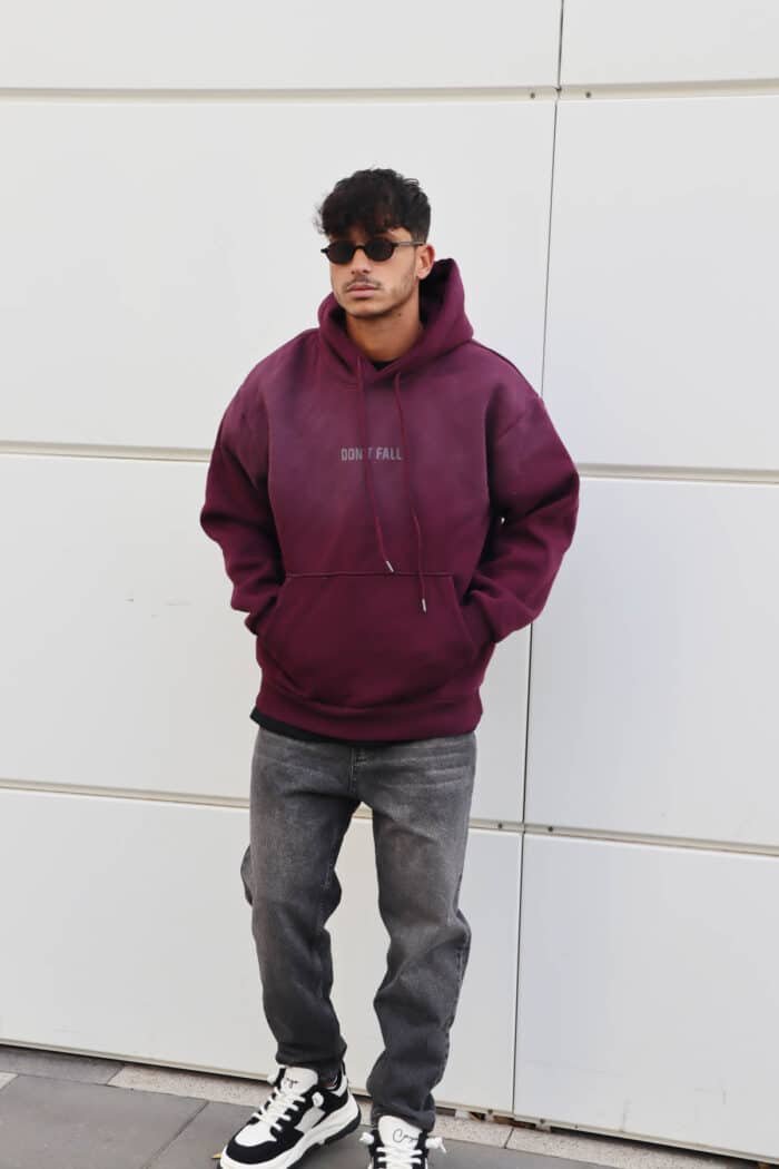 ⁦קפוצ׳ון FALL בורדו⁩ – תמונה ⁦3⁩