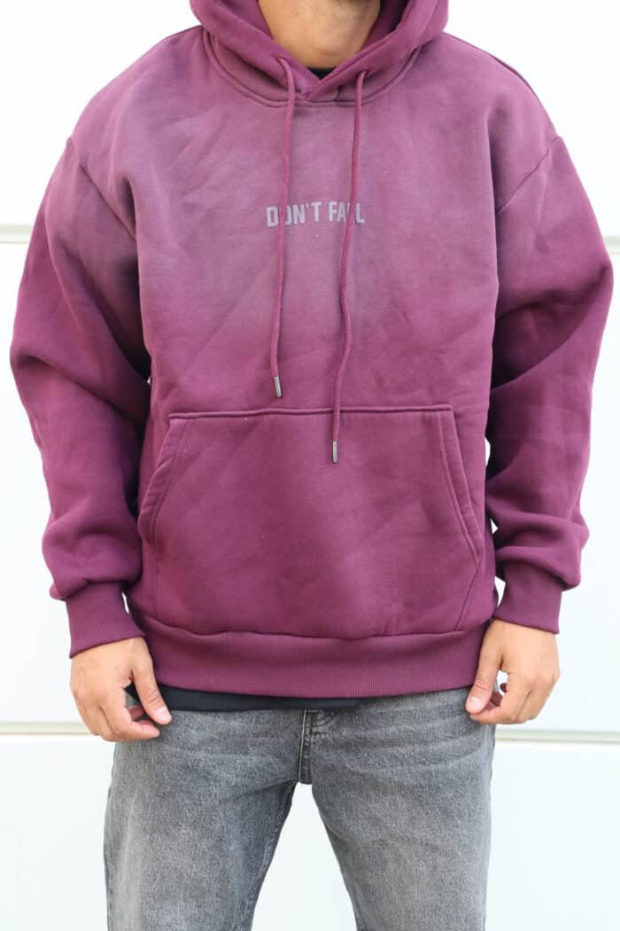 ⁦קפוצ׳ון FALL בורדו⁩ – תמונה ⁦4⁩