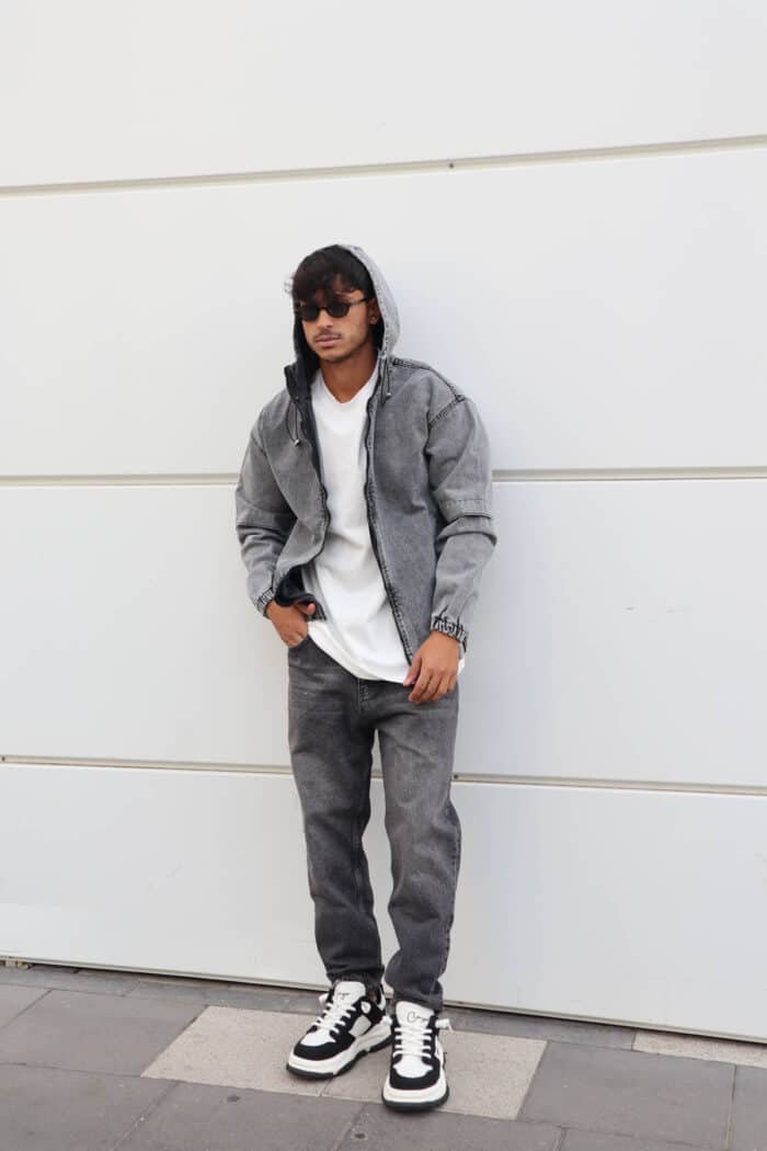 ⁦ג׳קט ג׳ינס TOM אפור⁩ – תמונה ⁦3⁩