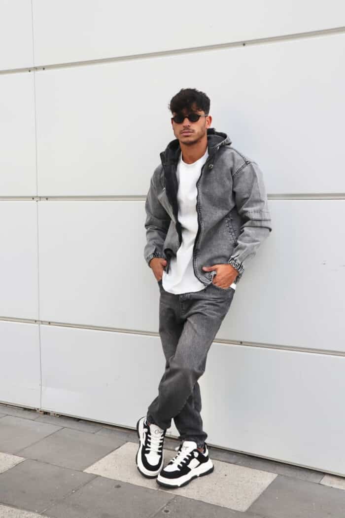 ⁦ג׳קט ג׳ינס TOM אפור⁩ – תמונה ⁦4⁩