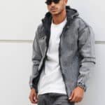 ג׳קט ג׳ינס TOM אפור