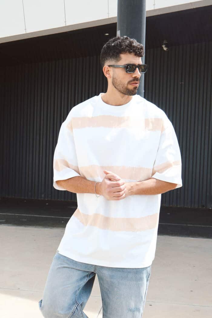 ⁦טישרט ELA לבן-בז׳⁩ – תמונה ⁦3⁩
