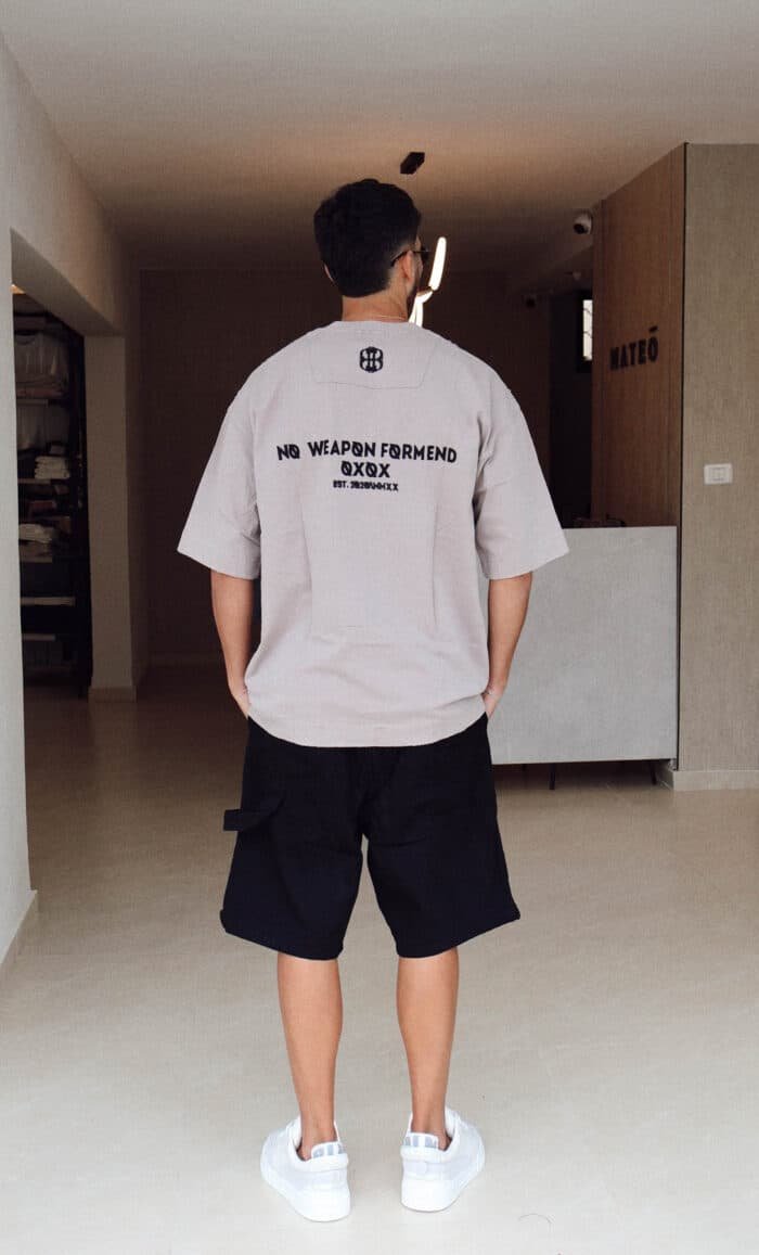 ⁦טישרט Weapon אפור⁩ – תמונה ⁦3⁩