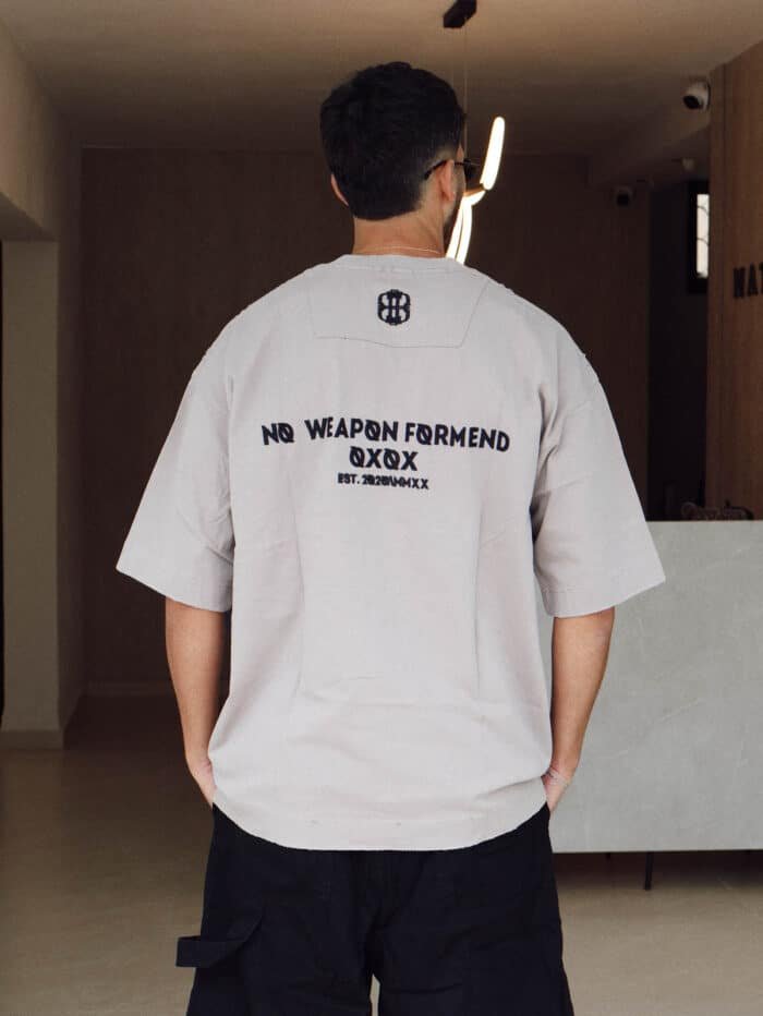 ⁦טישרט Weapon אפור⁩ – תמונה ⁦4⁩