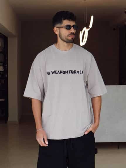 טישרט Weapon אפור