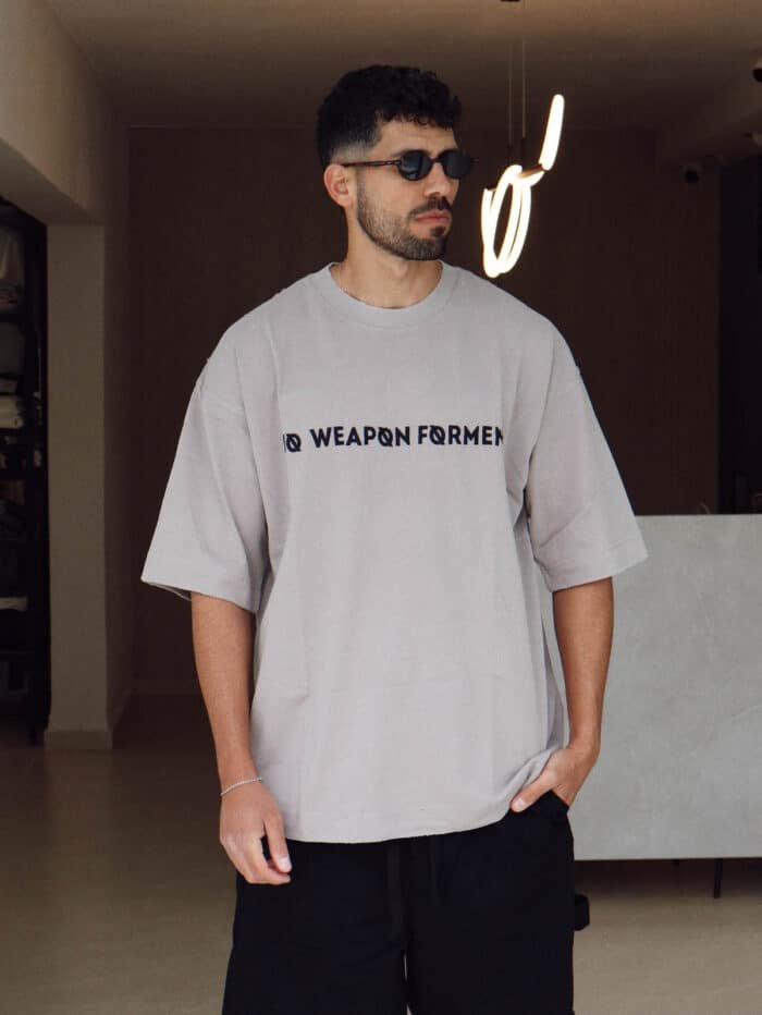 ⁦טישרט Weapon אפור⁩ – תמונה ⁦6⁩